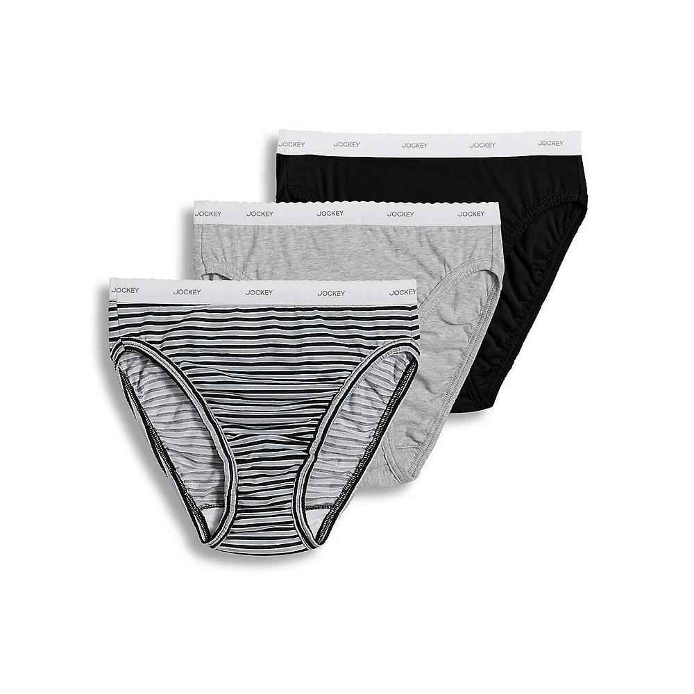 Jockey Plus 3-Pack Elance Cotton Briefs