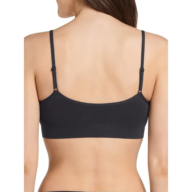 Microfiber Soft-cup Push-up Balconette Bra