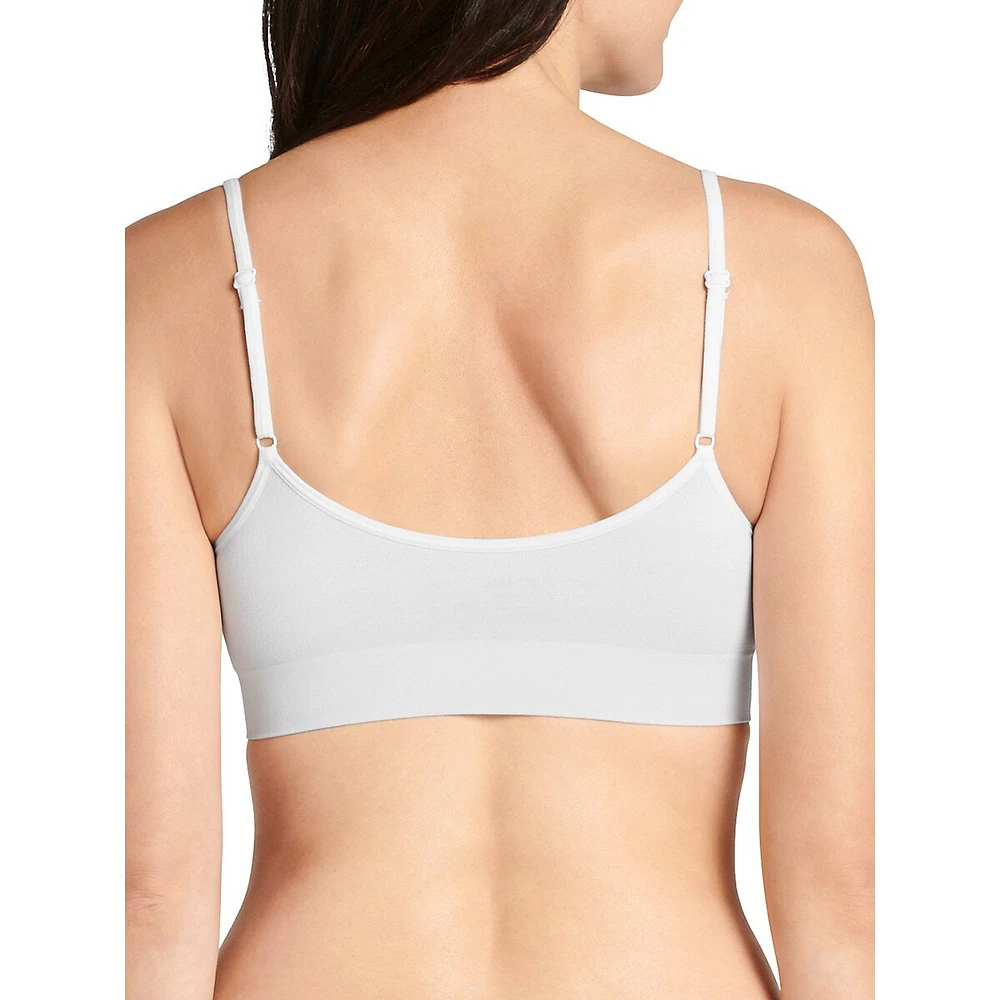 Haut de coupe moderne en microfibre comportant un soutien-gorge 7226