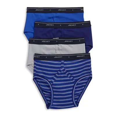 Four-Pack Classic Low-Rise Briefs