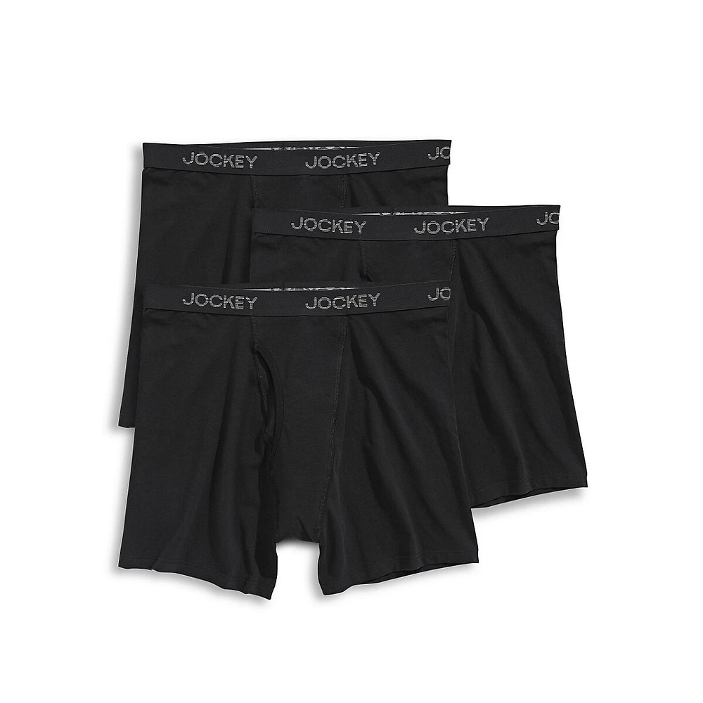 Jockey 3-Pack Classic Stretch Midway Briefs with Staycool+ Technology