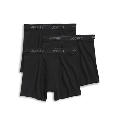 3-Pack Classic Stretch Midway Briefs with Staycool+ Technology