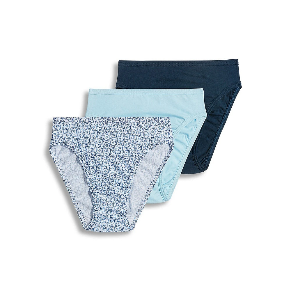 3-Pack Elance Cotton French-Cut Briefs