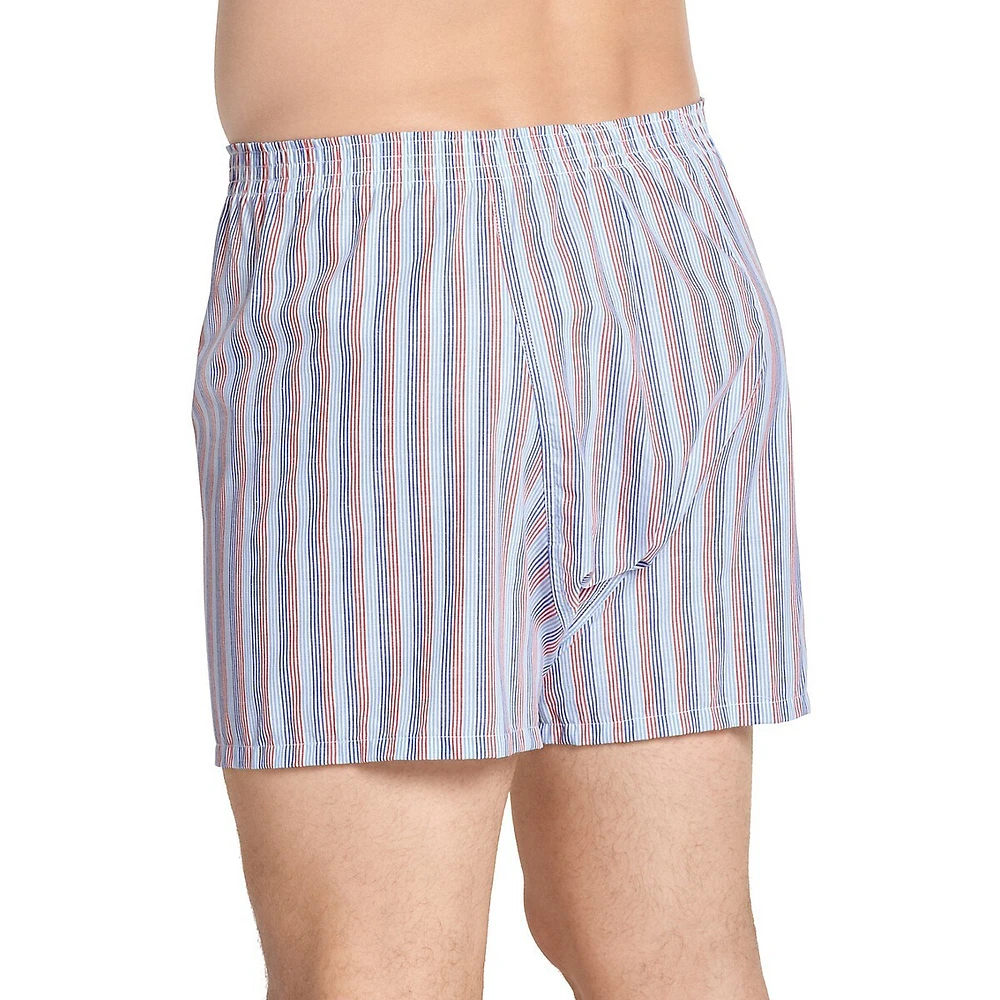 3-Pack Classic Full Cut Woven Boxers