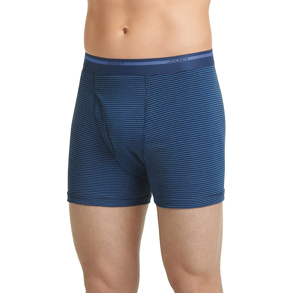 Classic Three-Pack Lightweight Cotton Boxer Brief Set