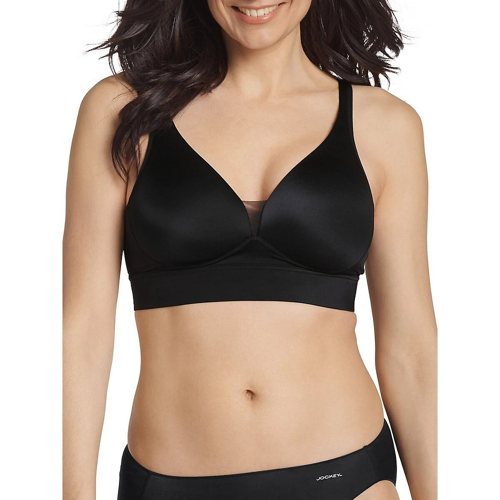 Jockey Forever Fit™ V-Neck Molded Cup Lace Bra