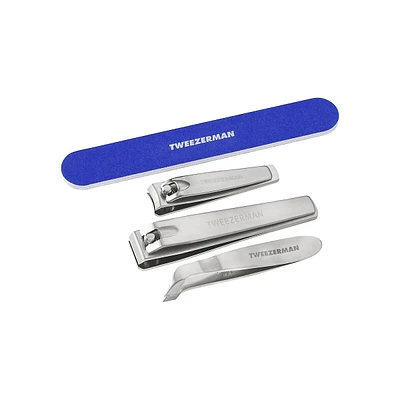 4-Piece Nail Clipper & File Grooming Set