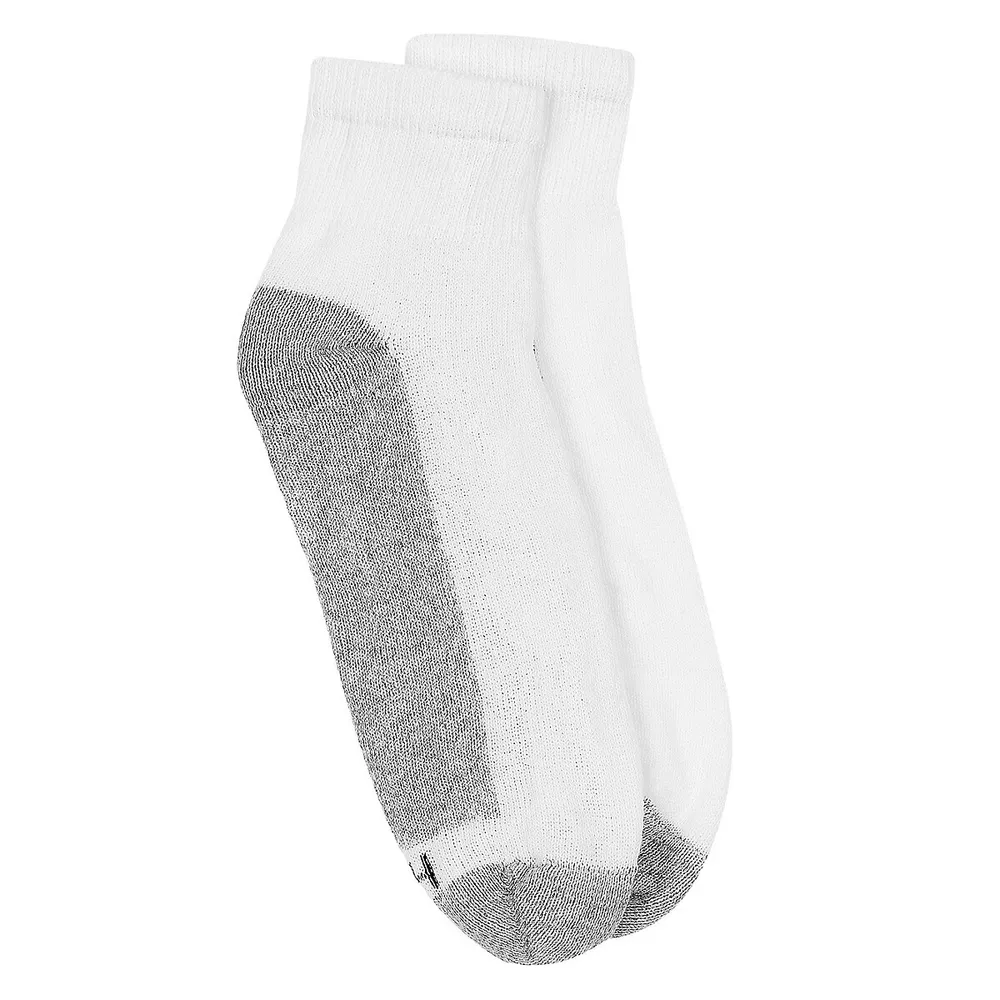 Fruit Of The Loom Men's 6 Pack Cushion Ankle Crew Socks