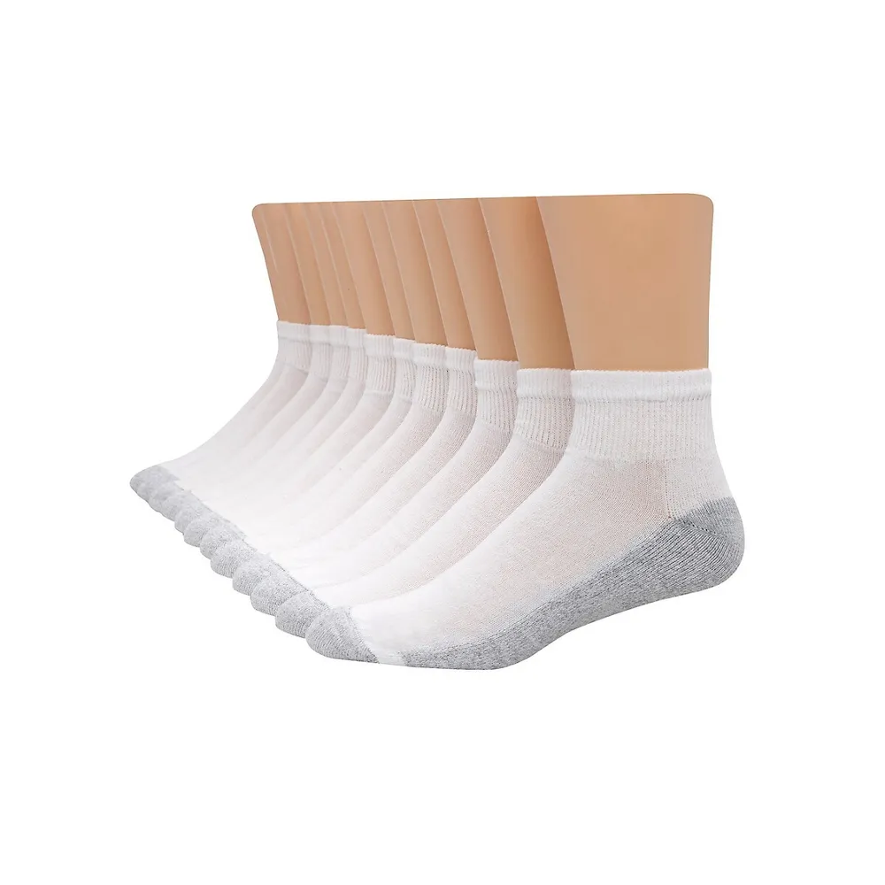 Men's 6-Pair Sport Cuts Terry Cushion Ankle Socks Pakc