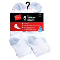 Men's Red Label 6-Pair FreshIQ Ankle-Length Socks Set