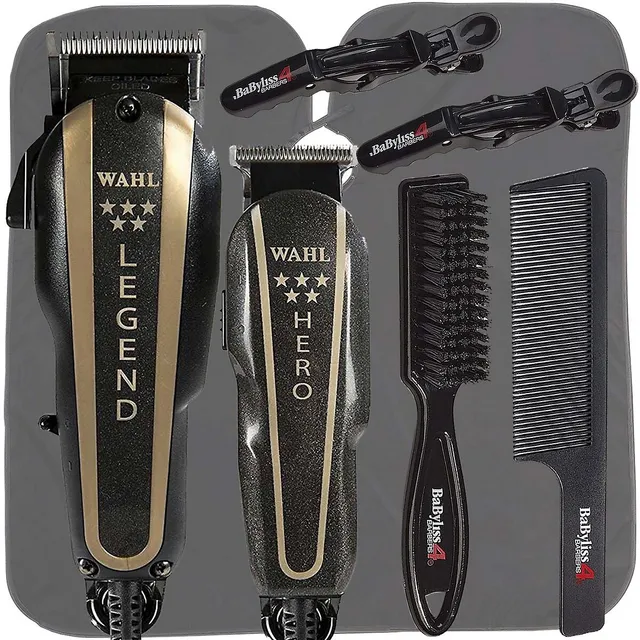 Wahl Professional Star Barber Combo with Legend Clipper and Hero Trimmer for Professional Barbers and Stylists - 2