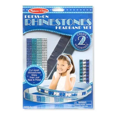 Press-on Rhinestones Headband Set
