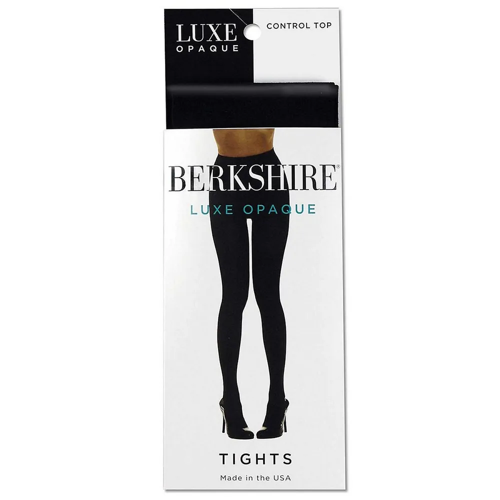 Luxe Opaque Tights With Control Queen