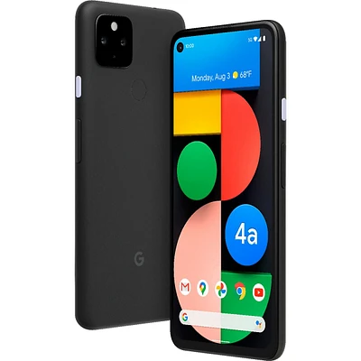 Pixel 4a With 5g (g025e) 128gb - Gsm Unlocked Smartphone - International Model - Just Black - Certified Refurbished