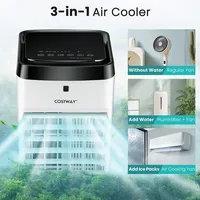 4-in-1 Evaporative Air Cooler W/ Fan & Humidifier Remote Control Ice Packs