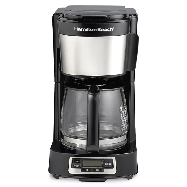 Hamilton Beach - 49630 - 12 Cups Black/Silver Coffee Maker