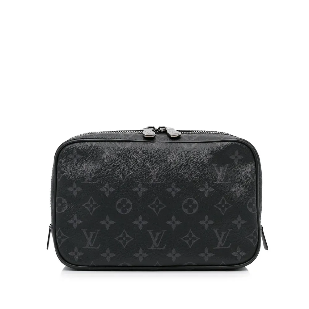 Louis Vuitton 8 Monogram Eclipse Leather Face mask use together