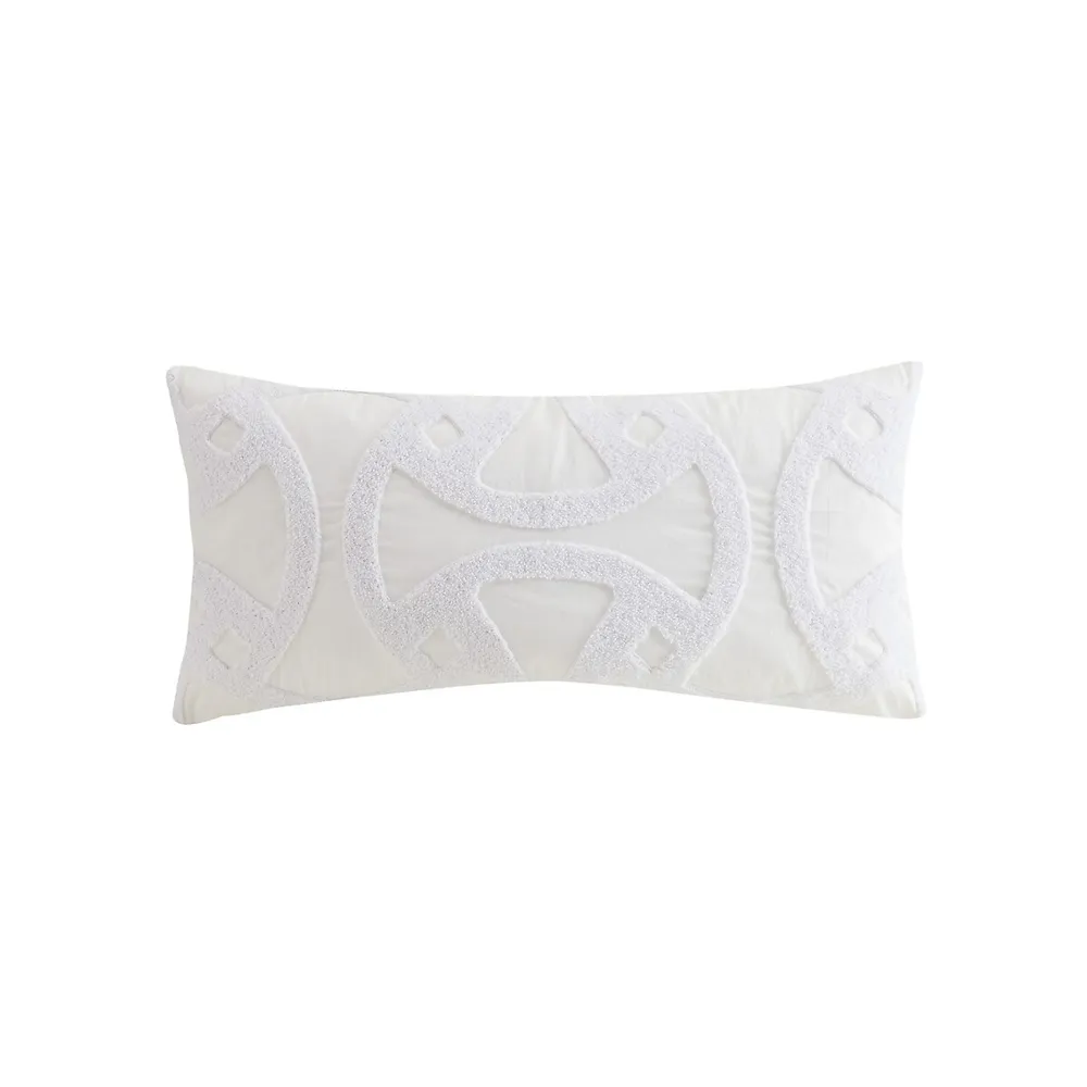 Santorini Tufted White Pillow