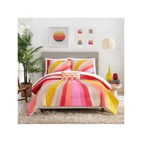 Satin Stitch Embroidered Oblong Decorative Pillow
