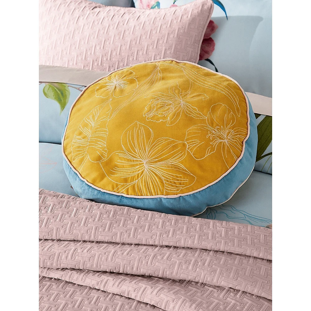Coussin décoratif rond New Hampton