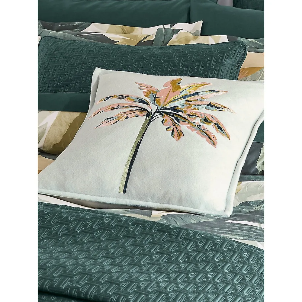 Urban Forager Cotton Velvet Decorative Pillow