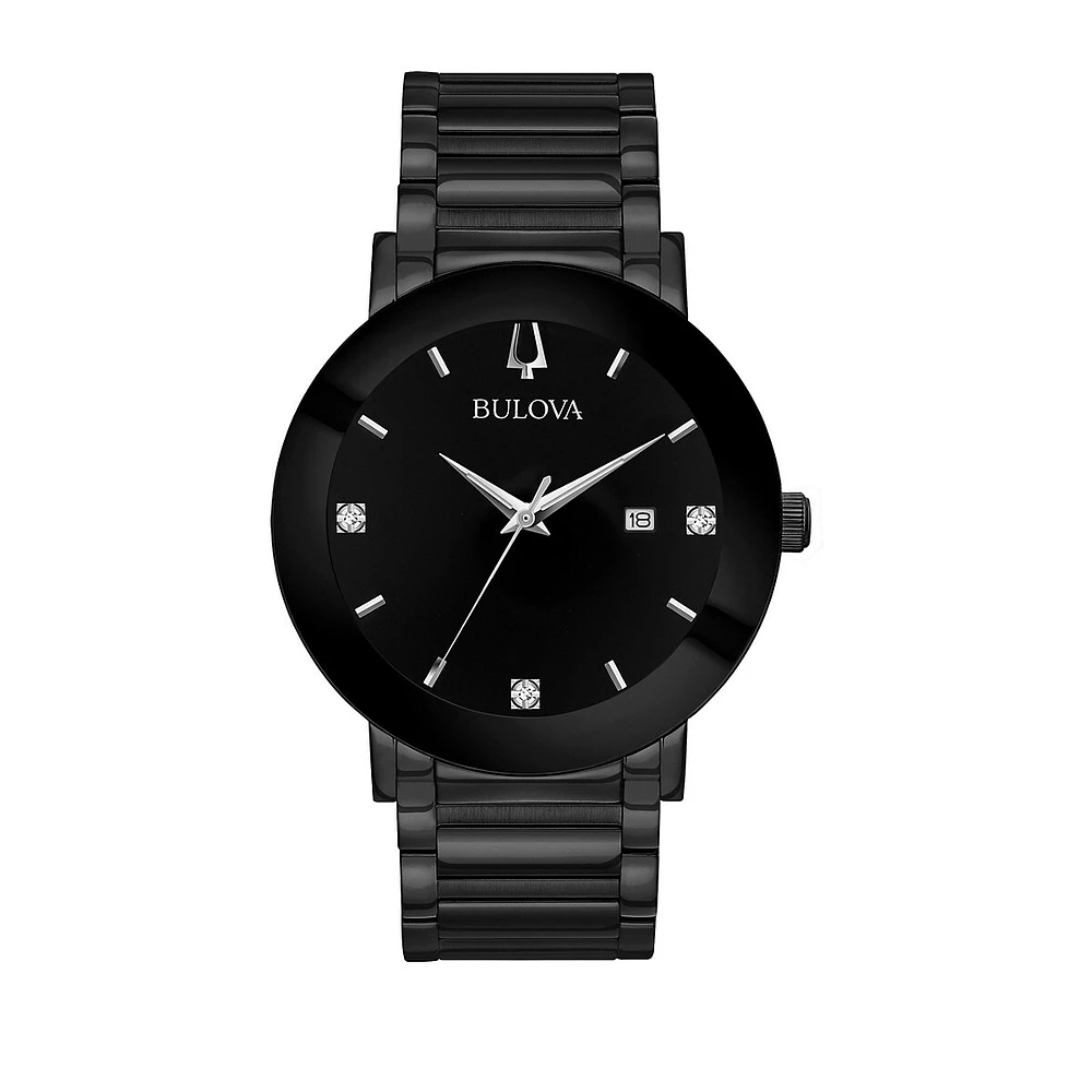 Montre-bracelet en inox noir de la collection Classic