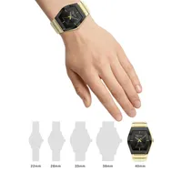 Gemini Goldtone Stainless Steel Bracelet Watch 97A164