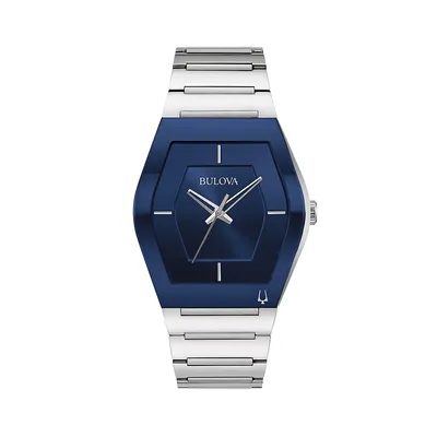Gemini Tonneau-Shaped Stainless Steel Watch 96A258