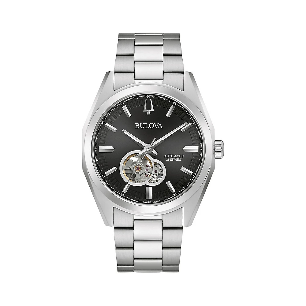 Montre-bracelet en acier inoxydable Surveyor, 96A270