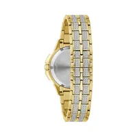 Octava Crystal Two-Tone Stainless Steel & Crystal Bracelet Watch 98L302