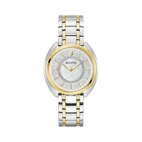 Duality 0.10 CT. T.W. Diamond & Two-Tone Stainless Steel Watch & 3-Strap Interchangeable Set 96X134