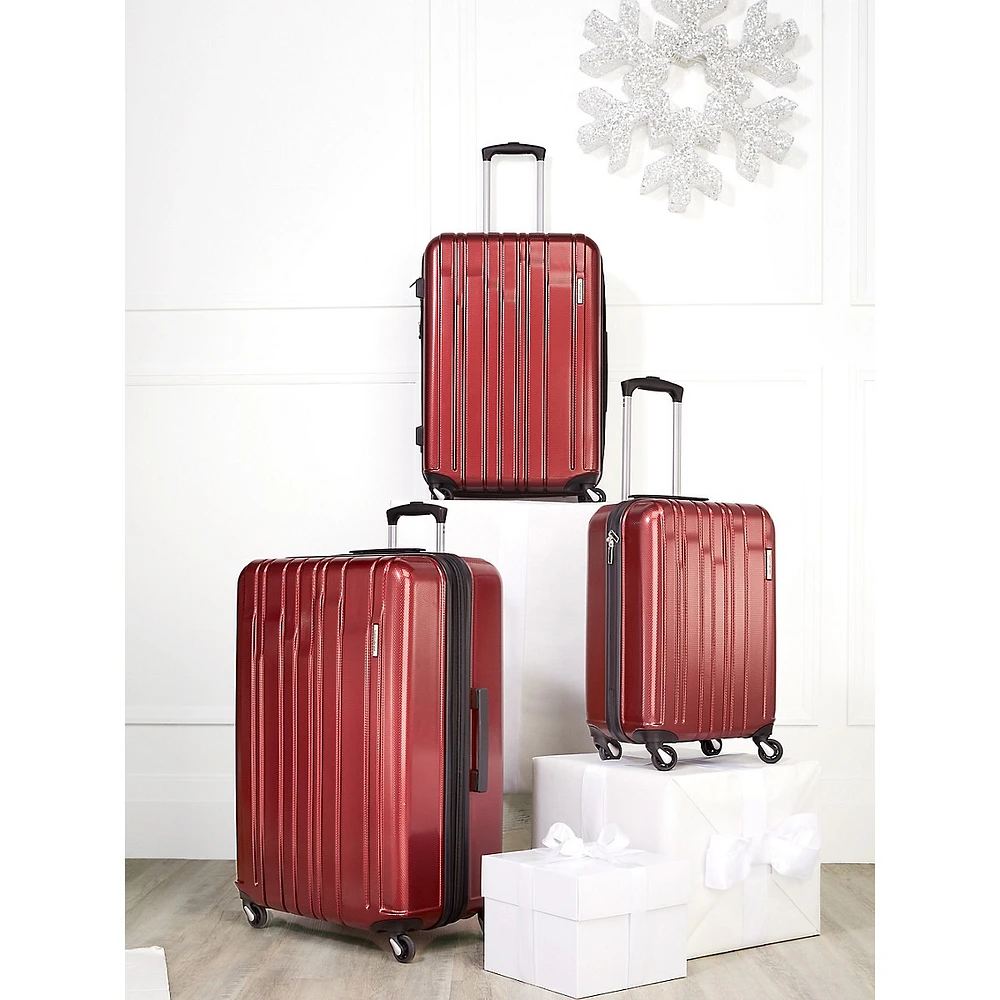 Air Fleet Luggage 21-Inch Carry-On Hardside Spinner Suitcase