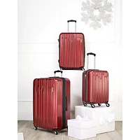 Air Fleet Luggage 21-Inch Carry-On Hardside Spinner Suitcase