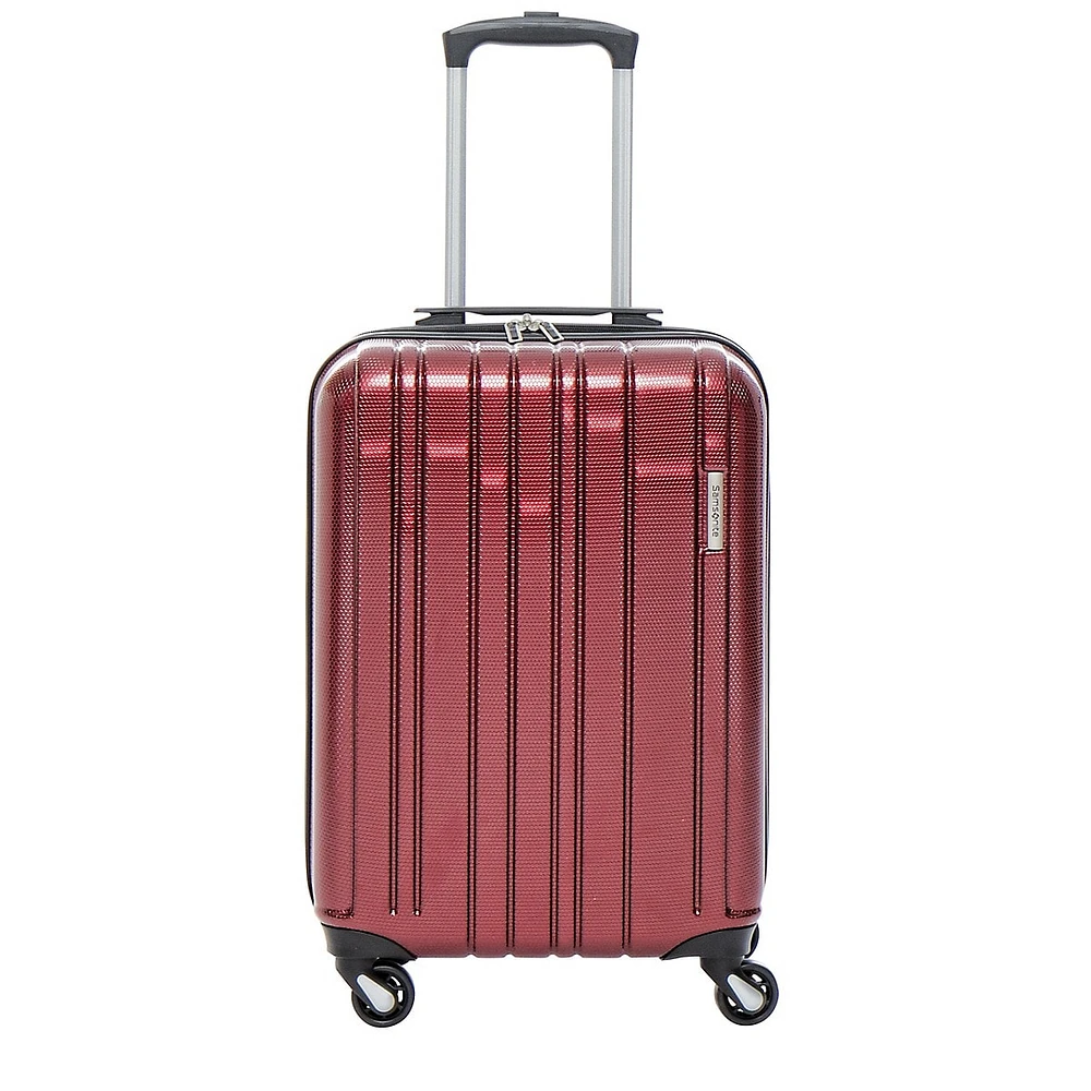 Air Fleet Luggage 21-Inch Carry-On Hardside Spinner Suitcase