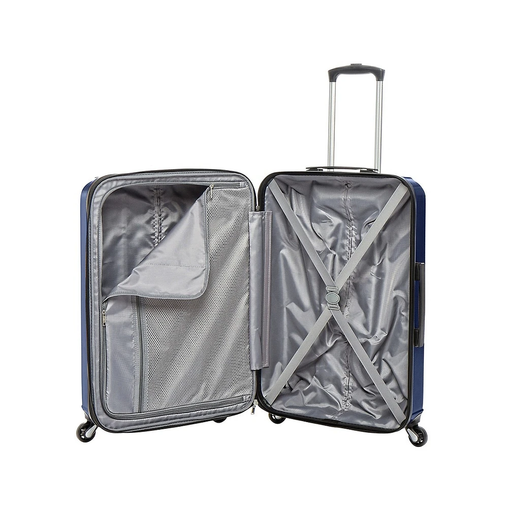 Air Fleet Luggage 26.5-Inch Medium Hardside Spinner Suitcase