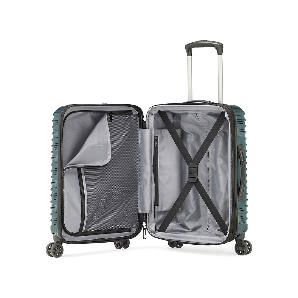 Executive Series Luggage 21.5-Inch Carry-On Hardside Spinner Suitcase