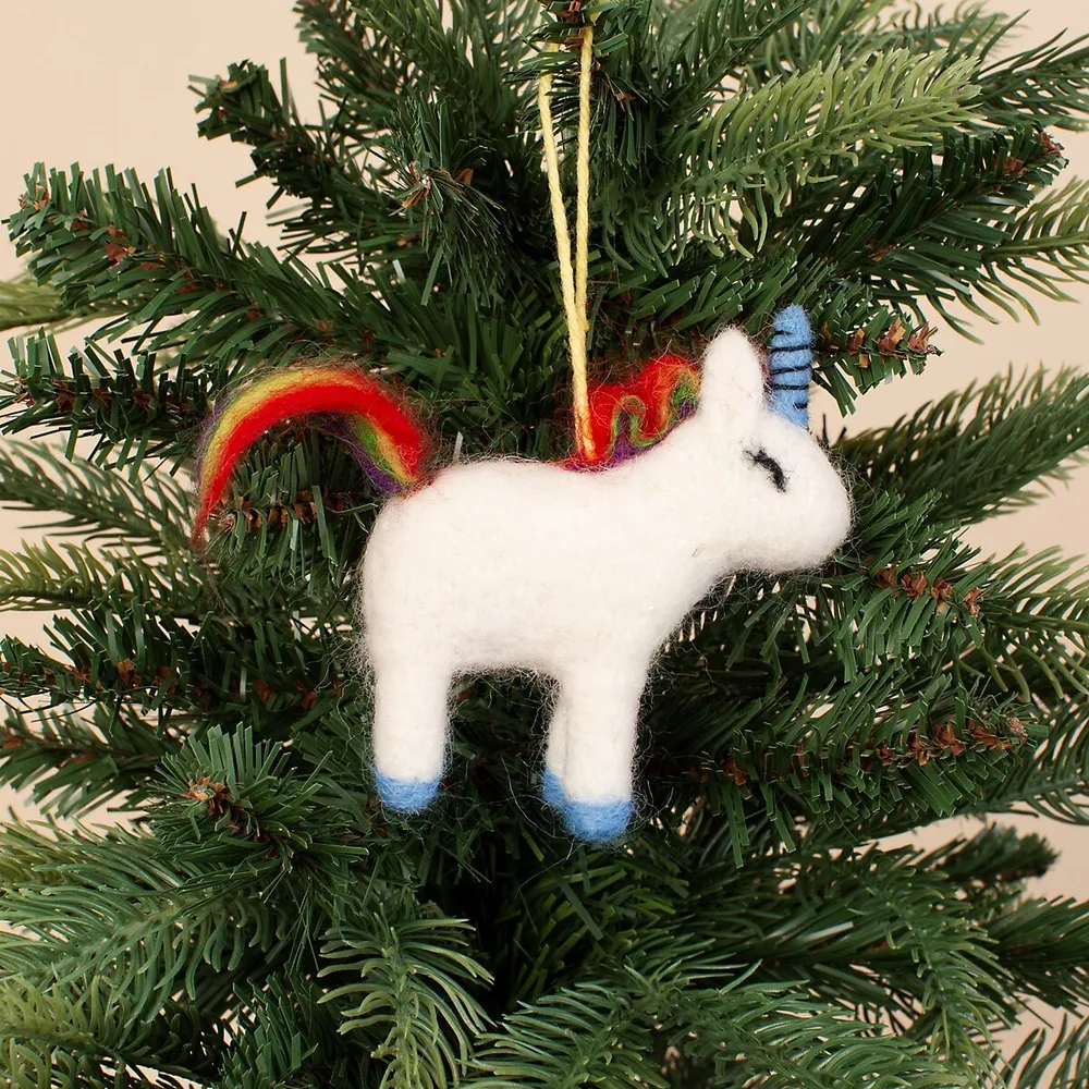 Felt Ornament - Unicorn