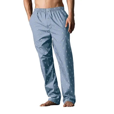 Pantalon de pyjama tissé et à motif
