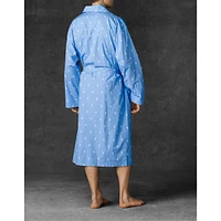 Pony Print Woven Cotton Robe