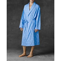 Pony Print Woven Cotton Robe