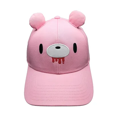 Gloomy Bear Big Face Snapback Hat With Ears
