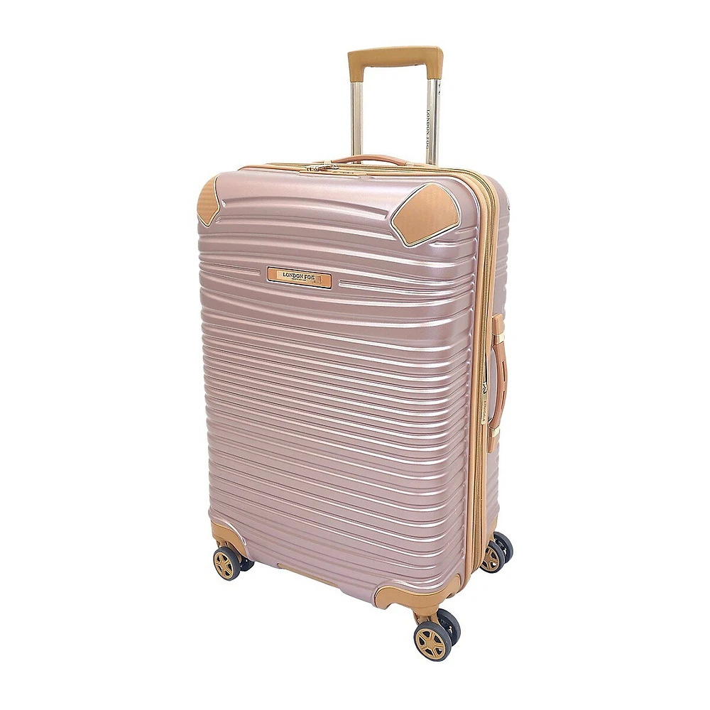 Valise extensible à coque rigide et à roulettes multidirectionnelles Chelsea, 65 cm