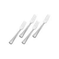 Cosmo Satin Set Of 4 Appetizer Forks