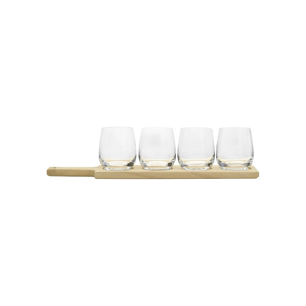 5-Piece Wine Flight Tasting Board