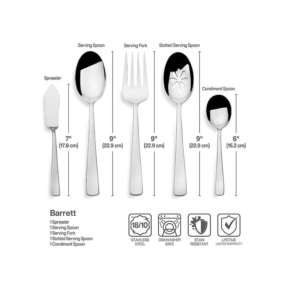 Barrett 45-Piece Flatware Set