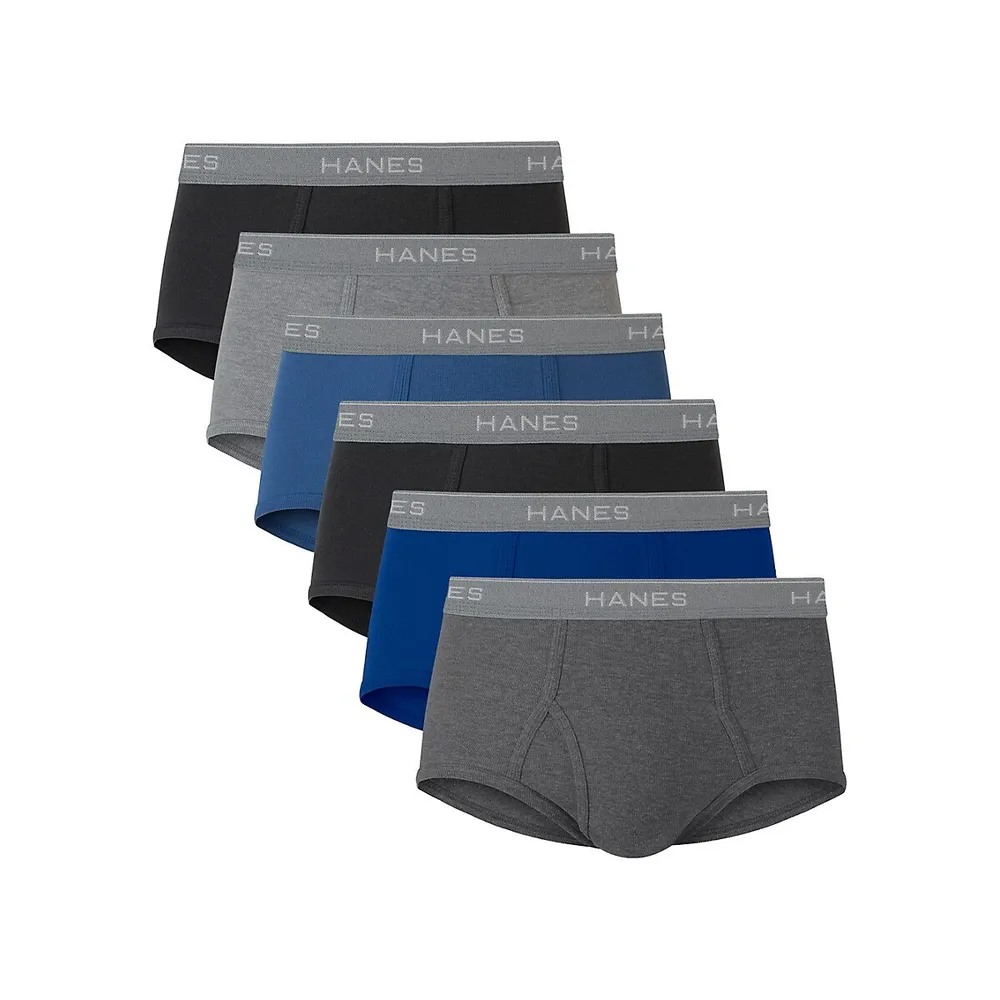 Hanes ComfortSoft Cotton Brief Panty - Package of 6