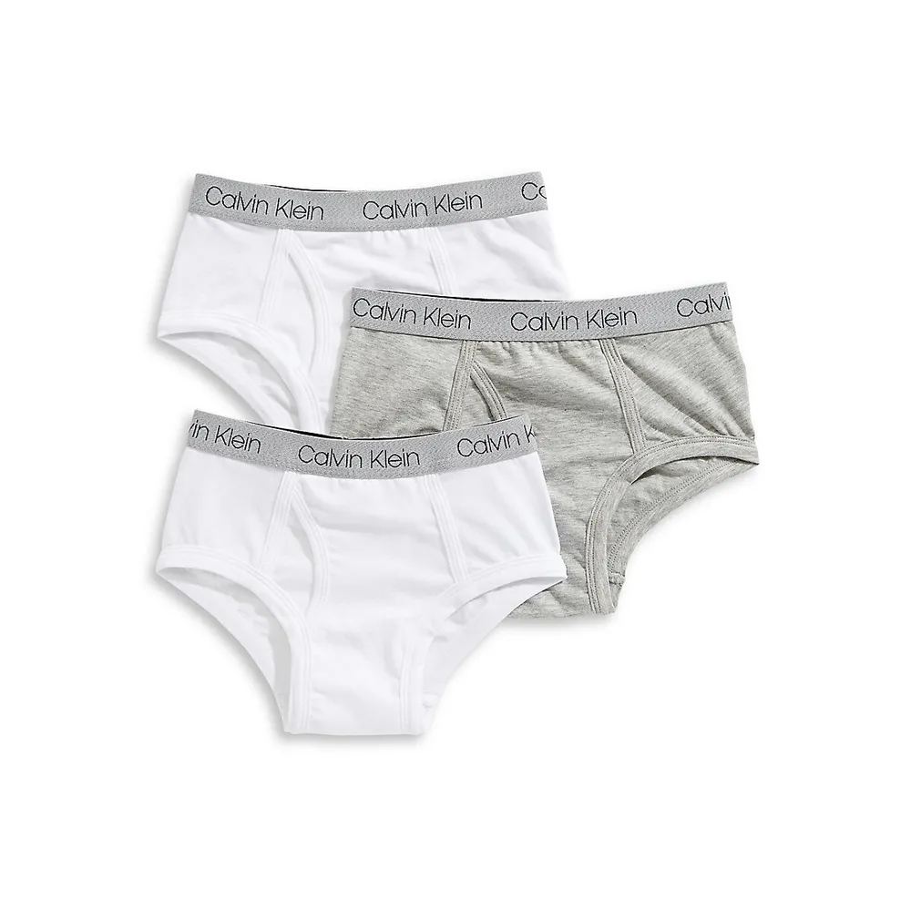 Boy's 3-Pack Cotton-Blend Briefs