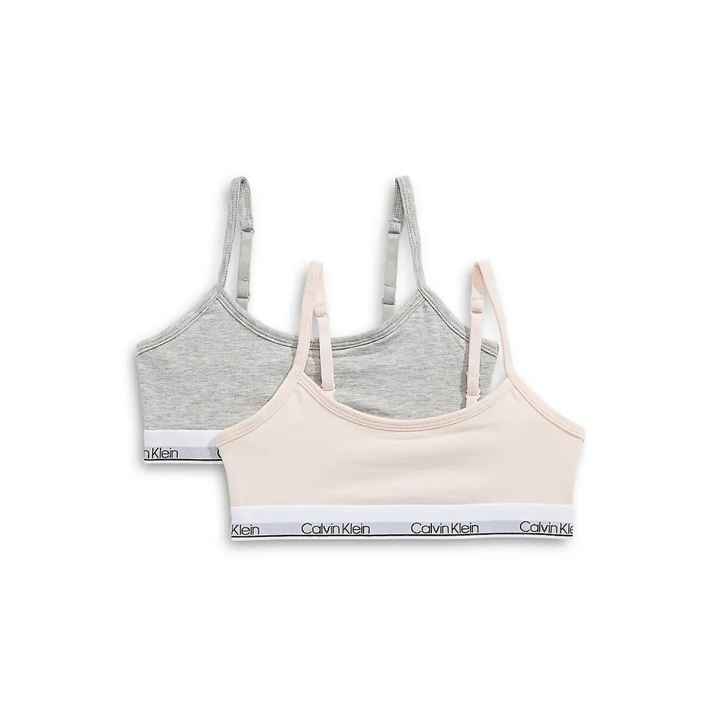 Jockey Girl's 2-Pack Cotton Stretch Bralettes