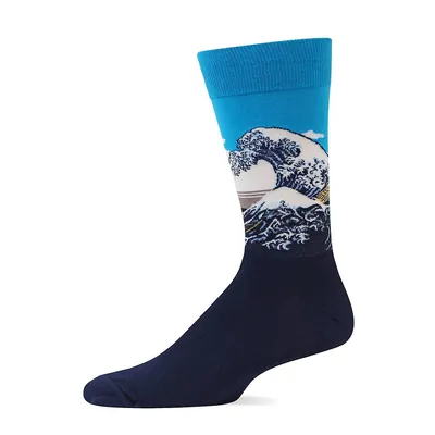 Men's Great Wave Trouser Socks