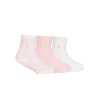 Kid's 3-Pack Polo Classic Crew Socks